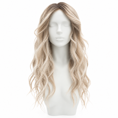 Aura parrucca in capelli veri e top in silk ladydewig