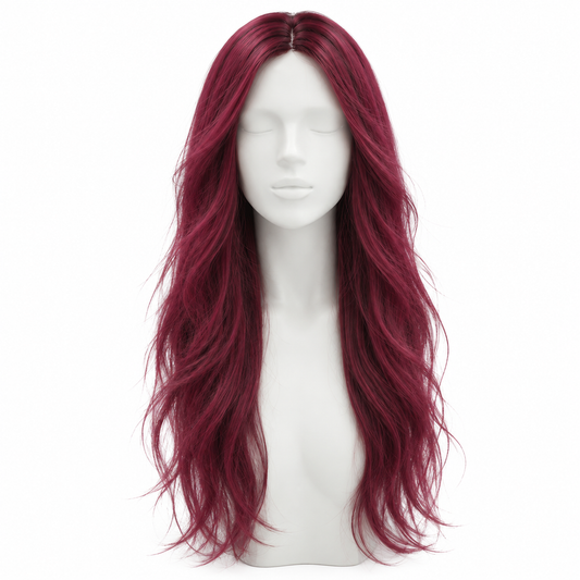 Medusa parrucca LadyDeWig in capelli veri e top in silk