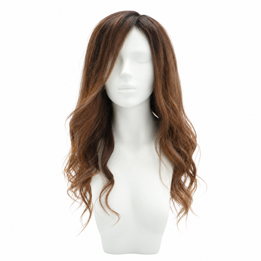 Pandora parrucca in capelli veri mix di castani LadyDeWig