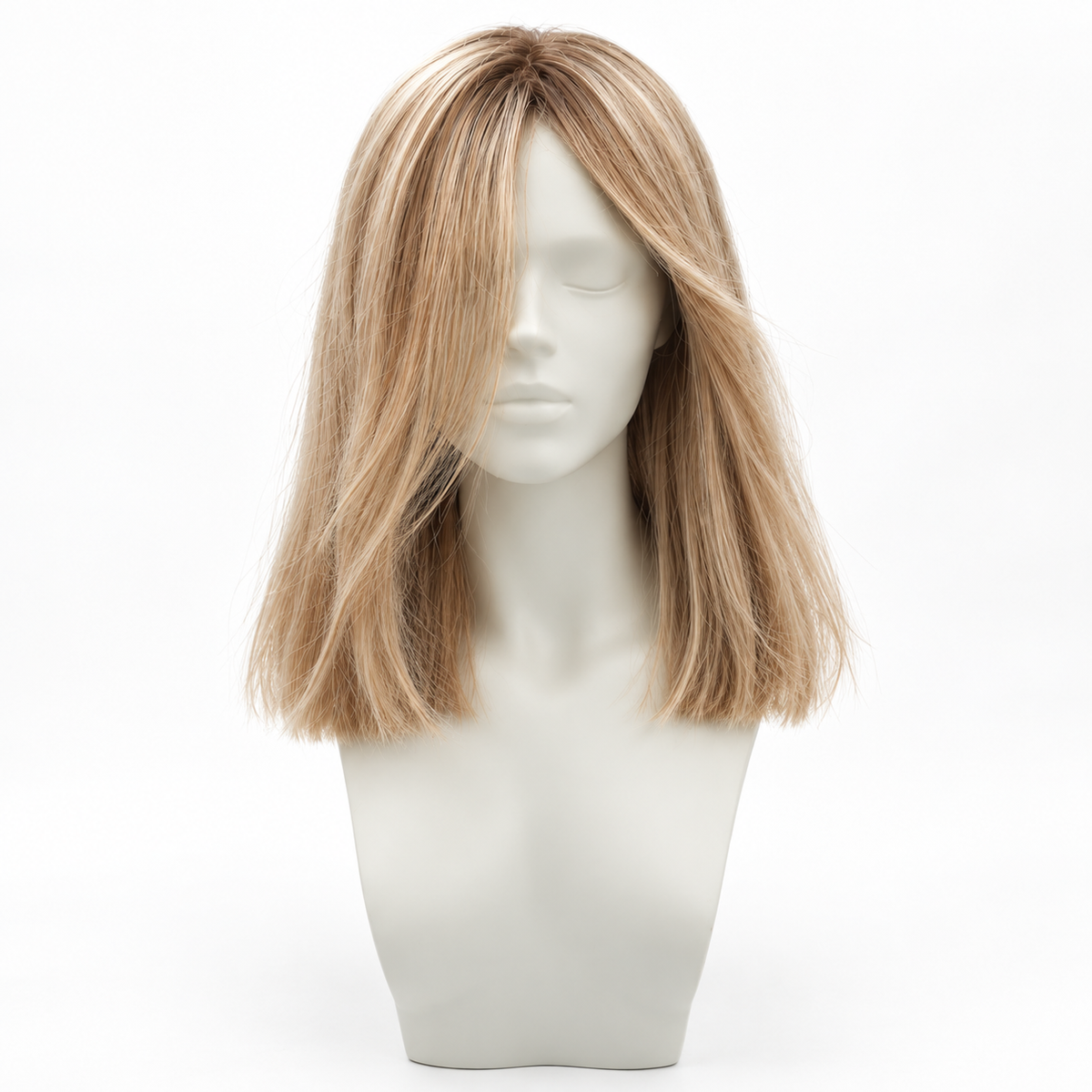 Parrucca Teti LadyDeWig in capelli veri e base dermica in microseta

