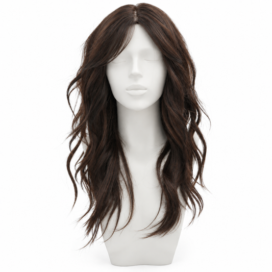 Andromeda parrucca LadyDeWig in capelli veri e base dermica in microseta