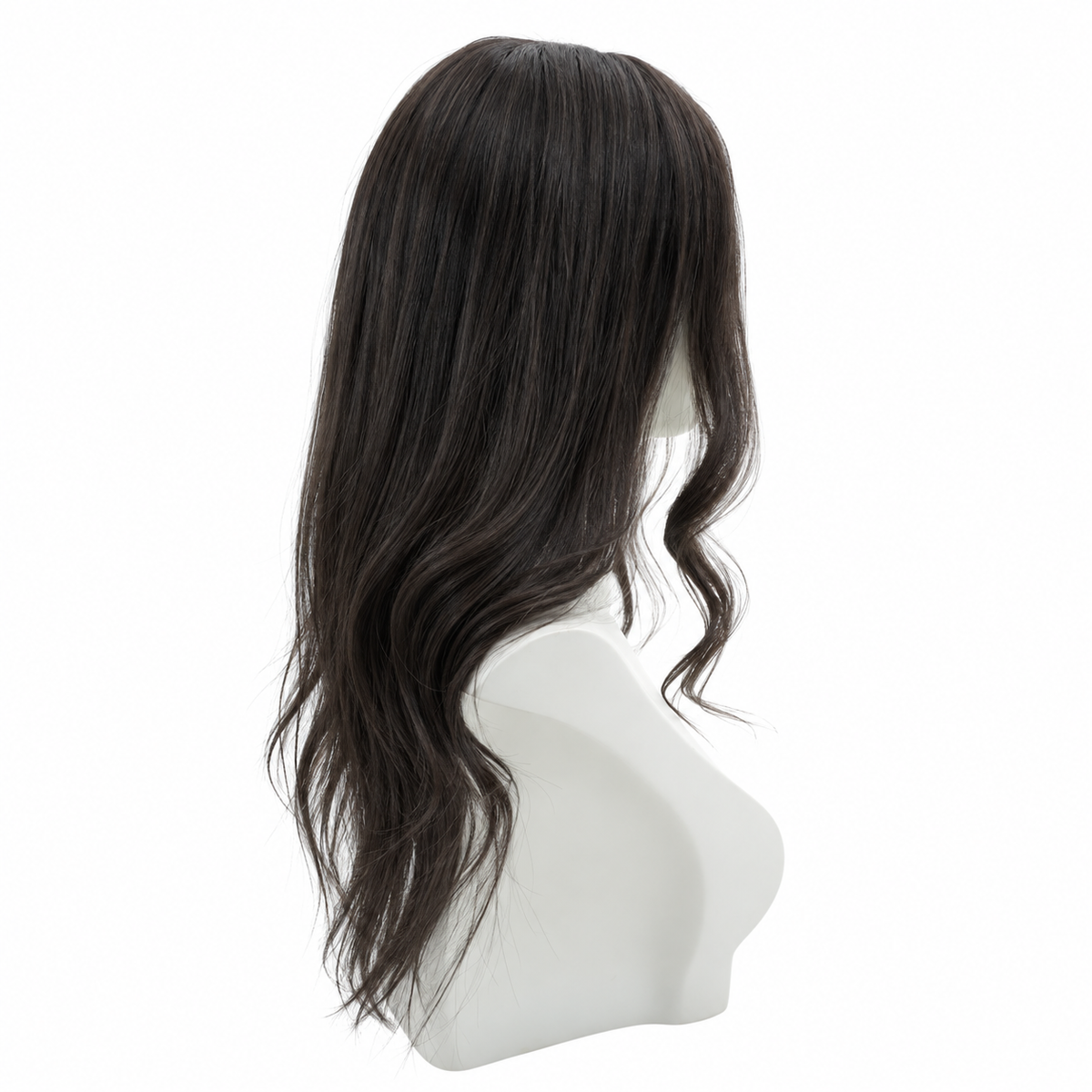 Topper in silk e capelli veri visto da dietro LadyDeWig